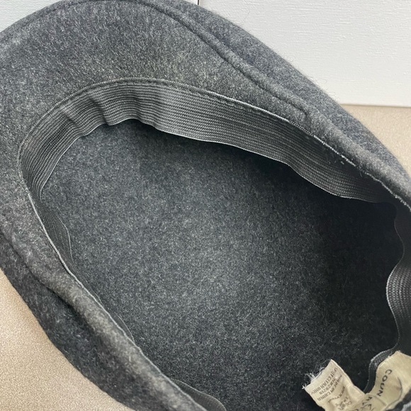 100% Wool Hat Newsboy Cabbie Cap Peaky Blinders Country Gentleman Gray Sz Large - Picture 8 of 9